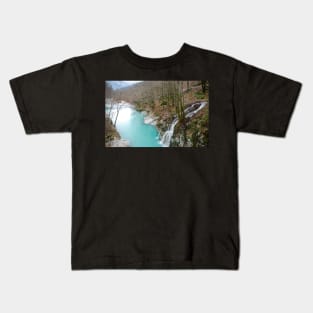 Nadiza River Near Napoleon Bridge Kids T-Shirt